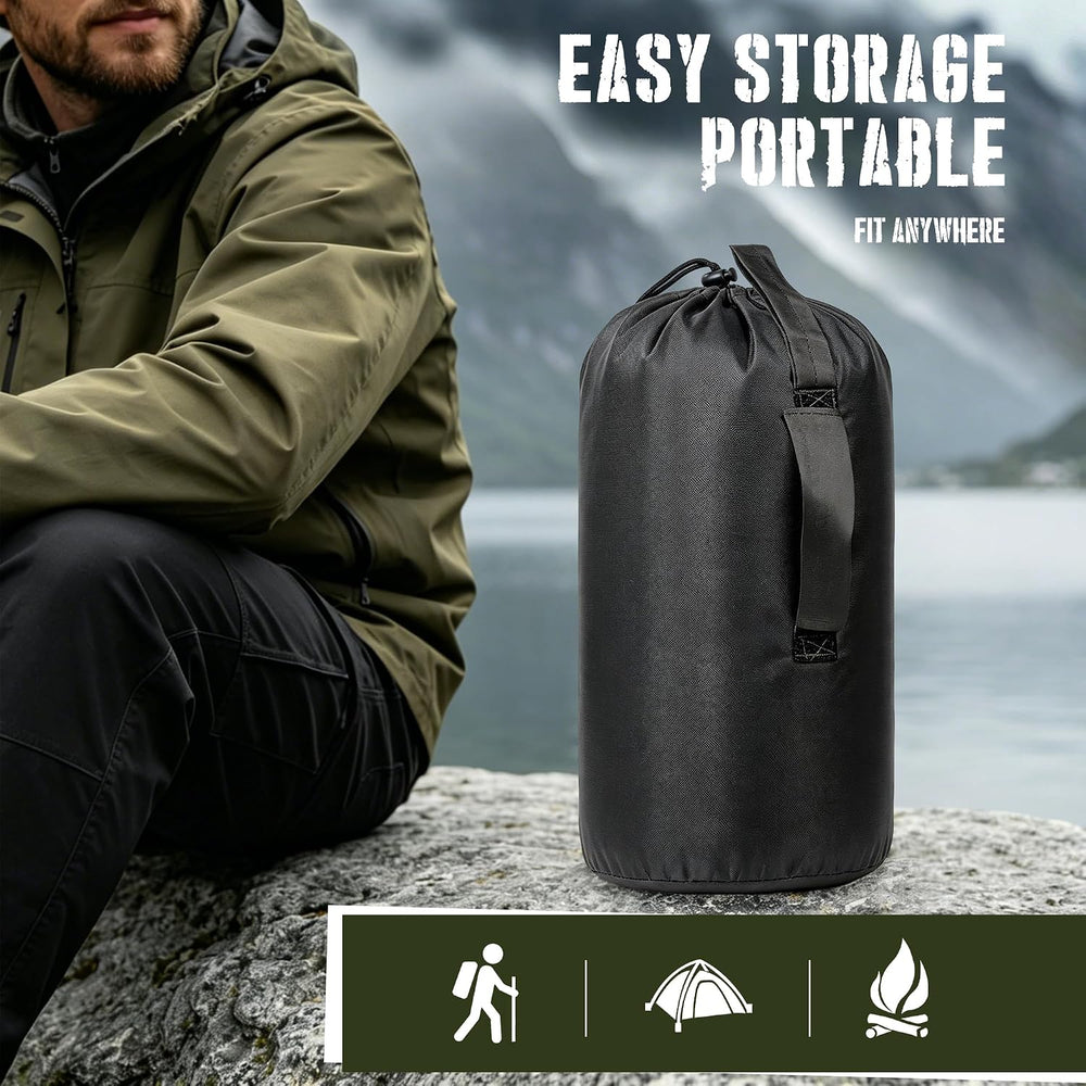 Lenotos Woobie Blanket, Thermal Insulated Military Poncho Liner, Water-Resist...