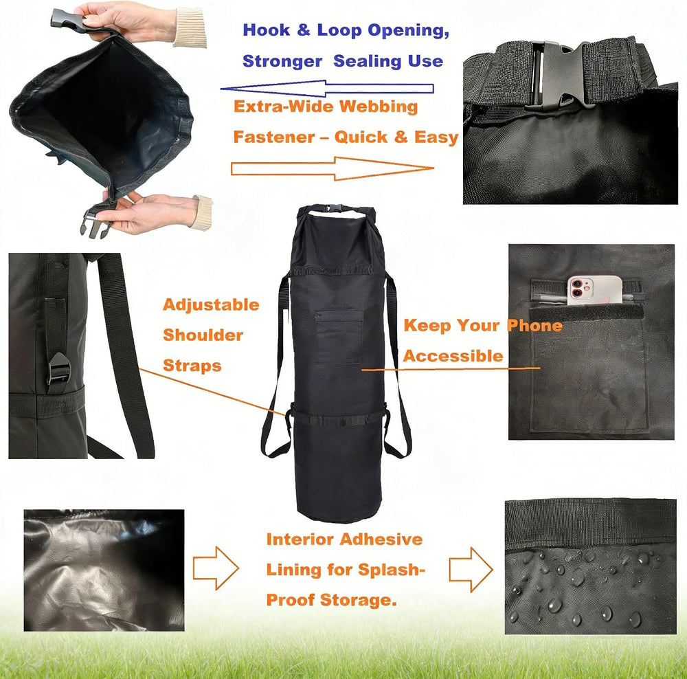 XL(48" X 10") Camping Storage Bag,600D Oxford Fabric Gear Bag with ...