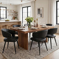 Dining Chairs Set of 6, Modern Faux Leather Kitchen Chairs
