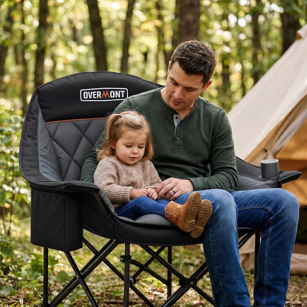 Overmont Oversized XL Camping Chair for Adults 500 lb Support