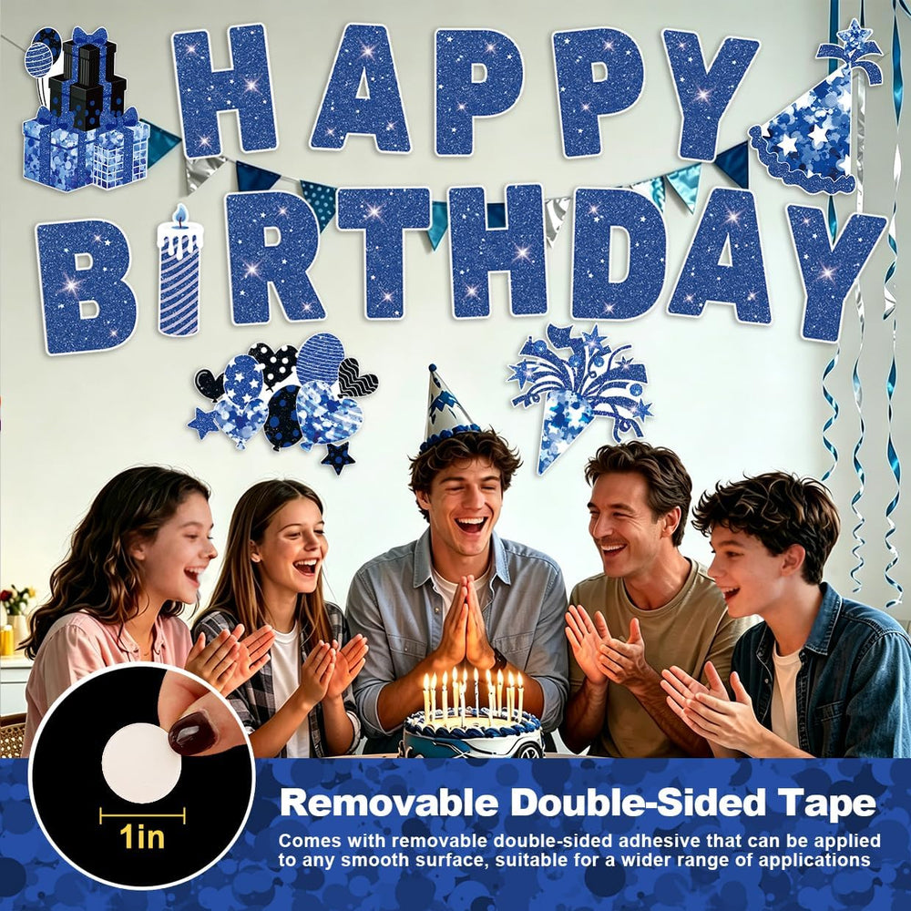 Happy Birthday Yard Signs Outdoor Decorations - 19 PCS Set with 16" Lett...