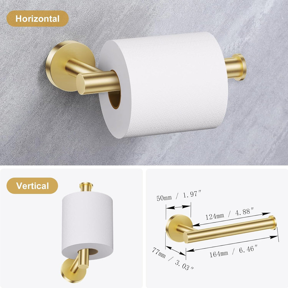 Lairuier Bathroom Hardware Set, 4-Piece Towel Holder Set Include Toilet Paper...