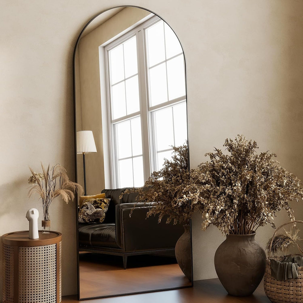 HARRITPURE 64"x21" Full Length Mirror, Arched Full Mirror