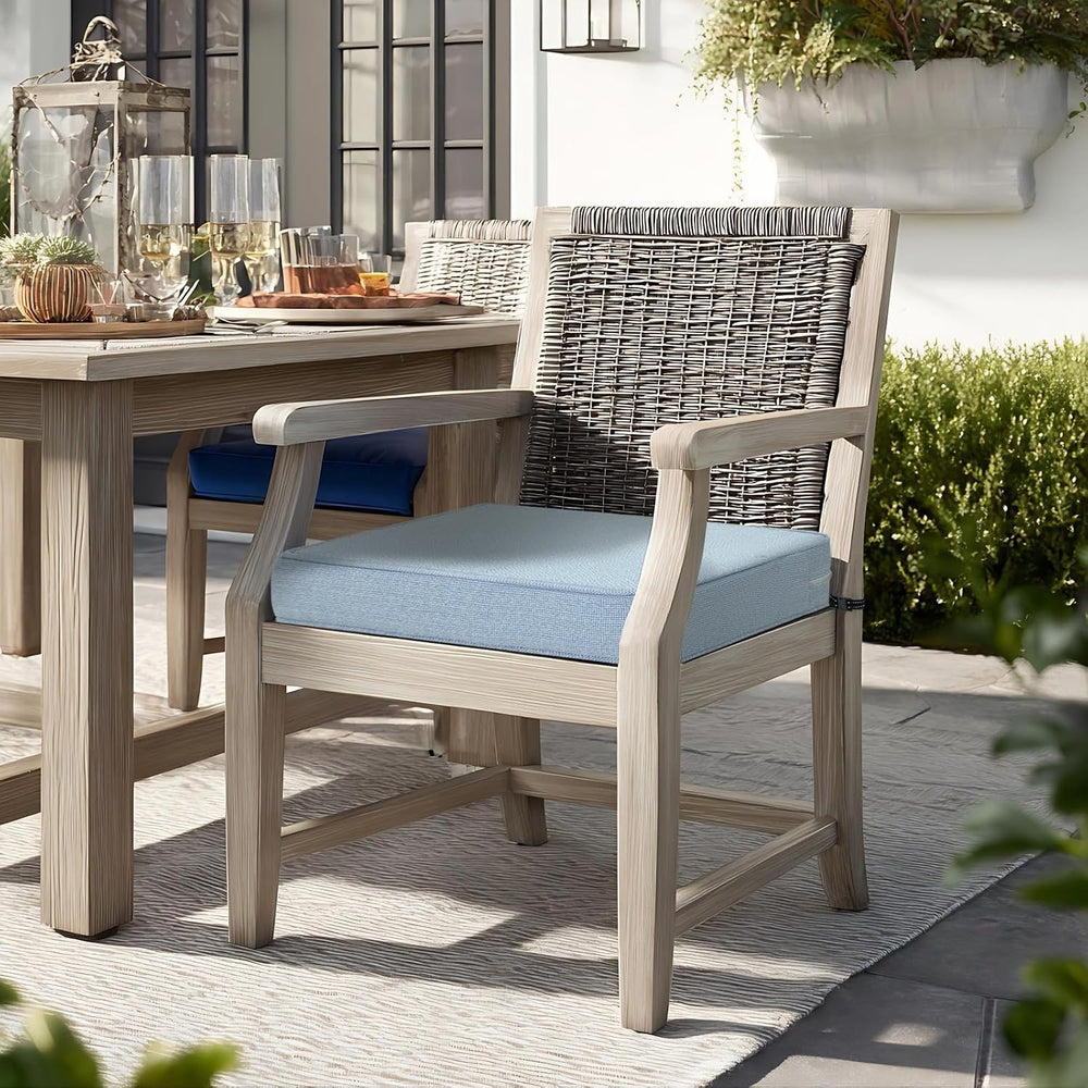 Outdoor Chair Cushions 22x22 Inch, Water Repellent Patio Seat Cushions with A...