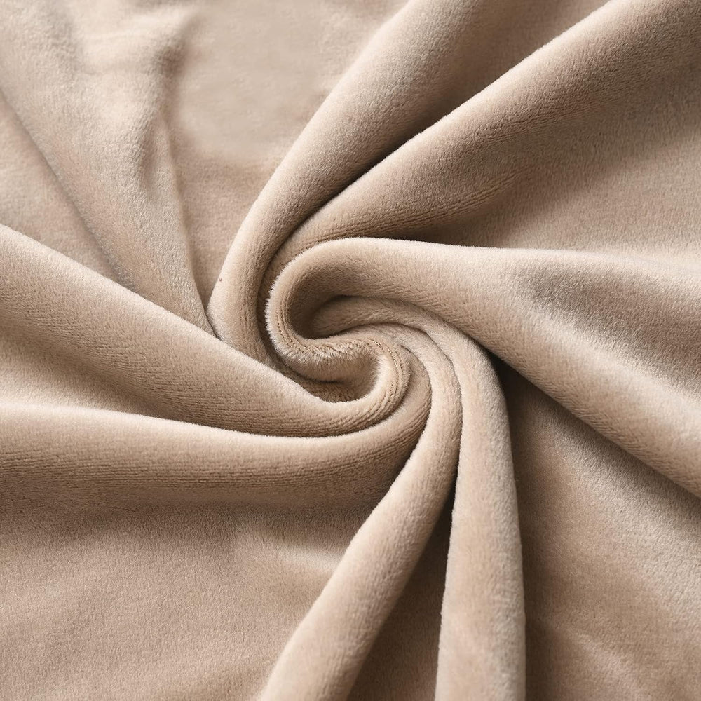 MIFXIN Velvet Wingback Chair Cover Slipcover Stretch Washable Sloping Armchai...