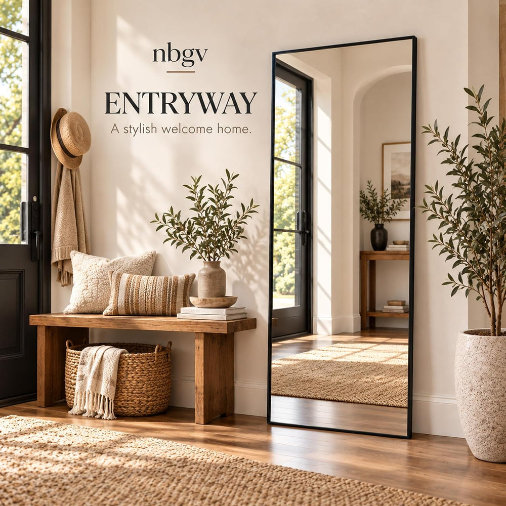 58"x20" Full Length Mirror, Floor Mirror Full Length Gold