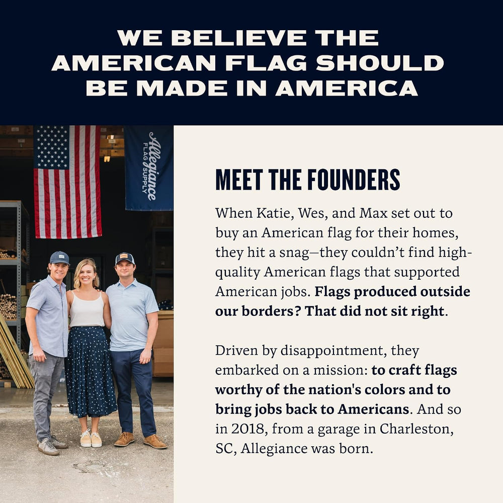 Allegiance American Flags For Outside 3x5 Ft, Made in USA