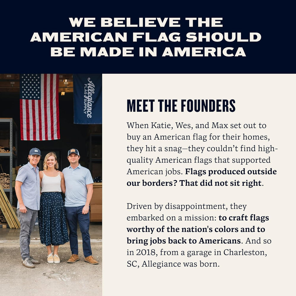 Allegiance American Flags For Outside 4x6 Ft, Made in USA