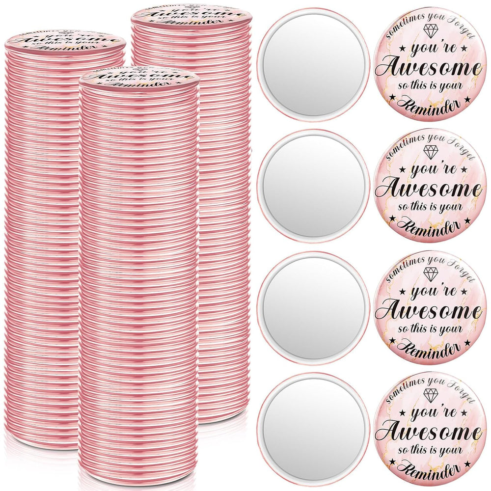 Tradder 120 Pcs Compact Mirror Bulk for Women Wedding Swag Bag Stuffer Gift