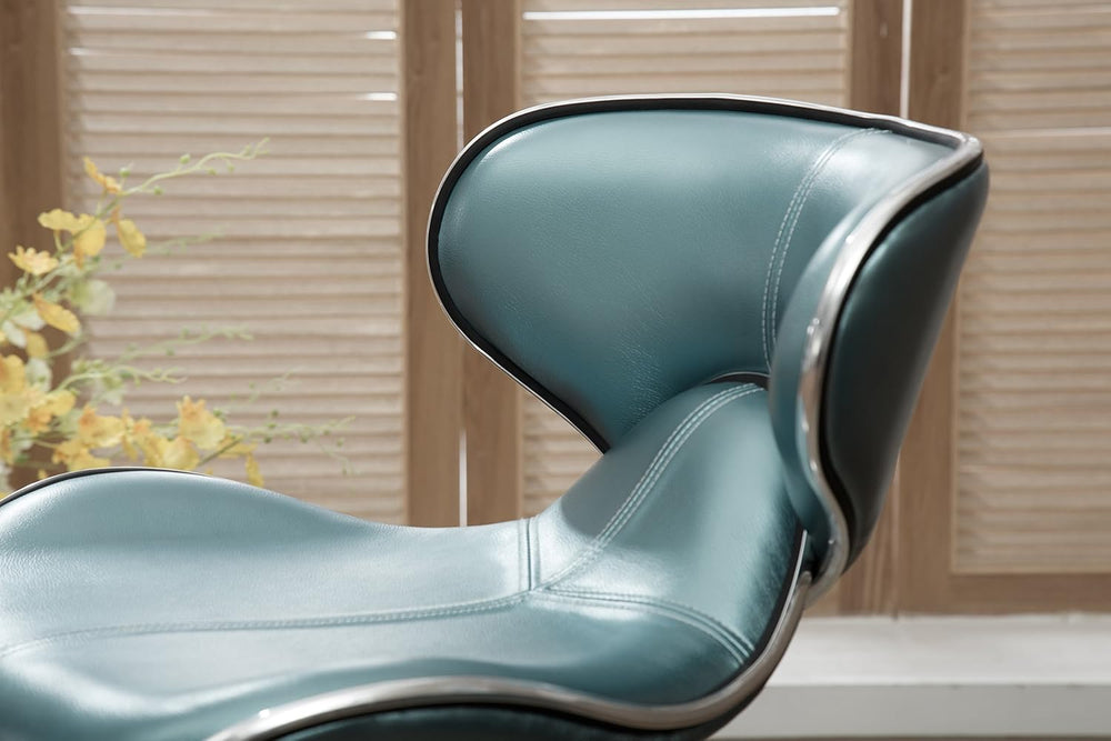 Roundhill Furniture Masaccio Cushioned Leatherette Upholstery Airlift Adjusta...