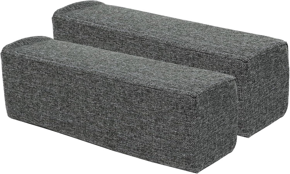 2 Pack Couch Arm Rest Pillow, 6''x6''x20'' Linen Cove...