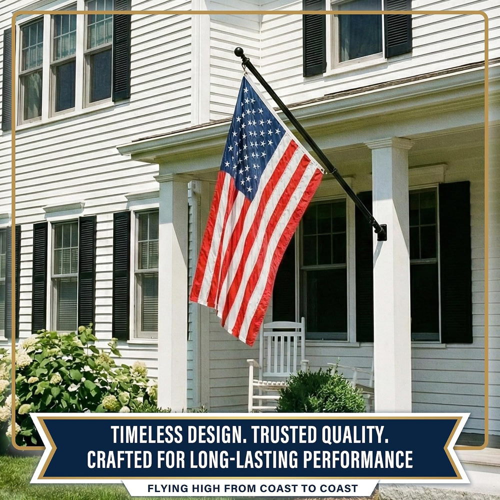 XIFAN Premium American Flag 5x8 Ft for Outside, Heavy Duty Large Nylon US Fla...