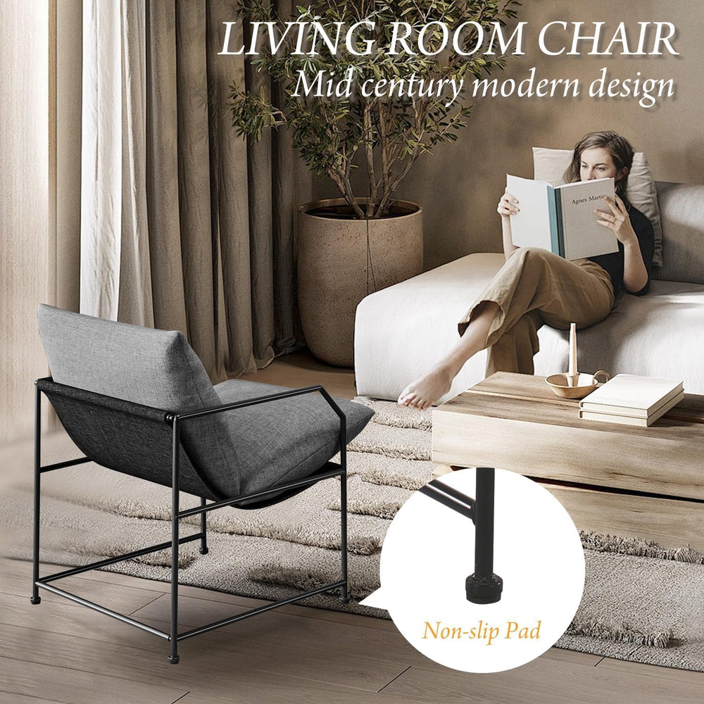 Accent Chair Living Room Chairs Comfy Reading Chair for Bedroom Upholstered L...