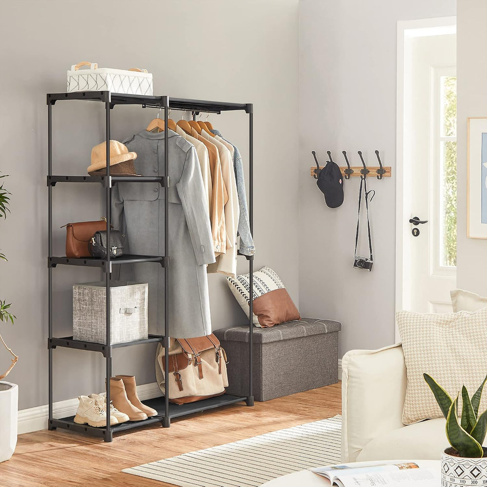 SONGMICS Portable Closet, Freestanding Closet Organizer, Clothes Rack