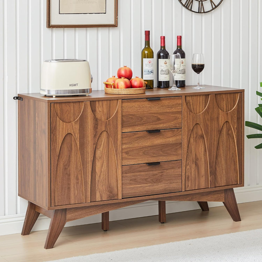 Bifins Buffet Cabinet with Storage, 47.2" Storage Cabinet with 3 Drawers