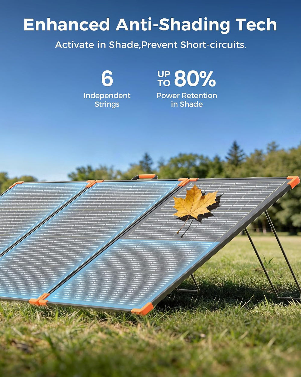 ZOUPW 230W Bifacial Portable Solar Panel N-Type 16BB for Power Station