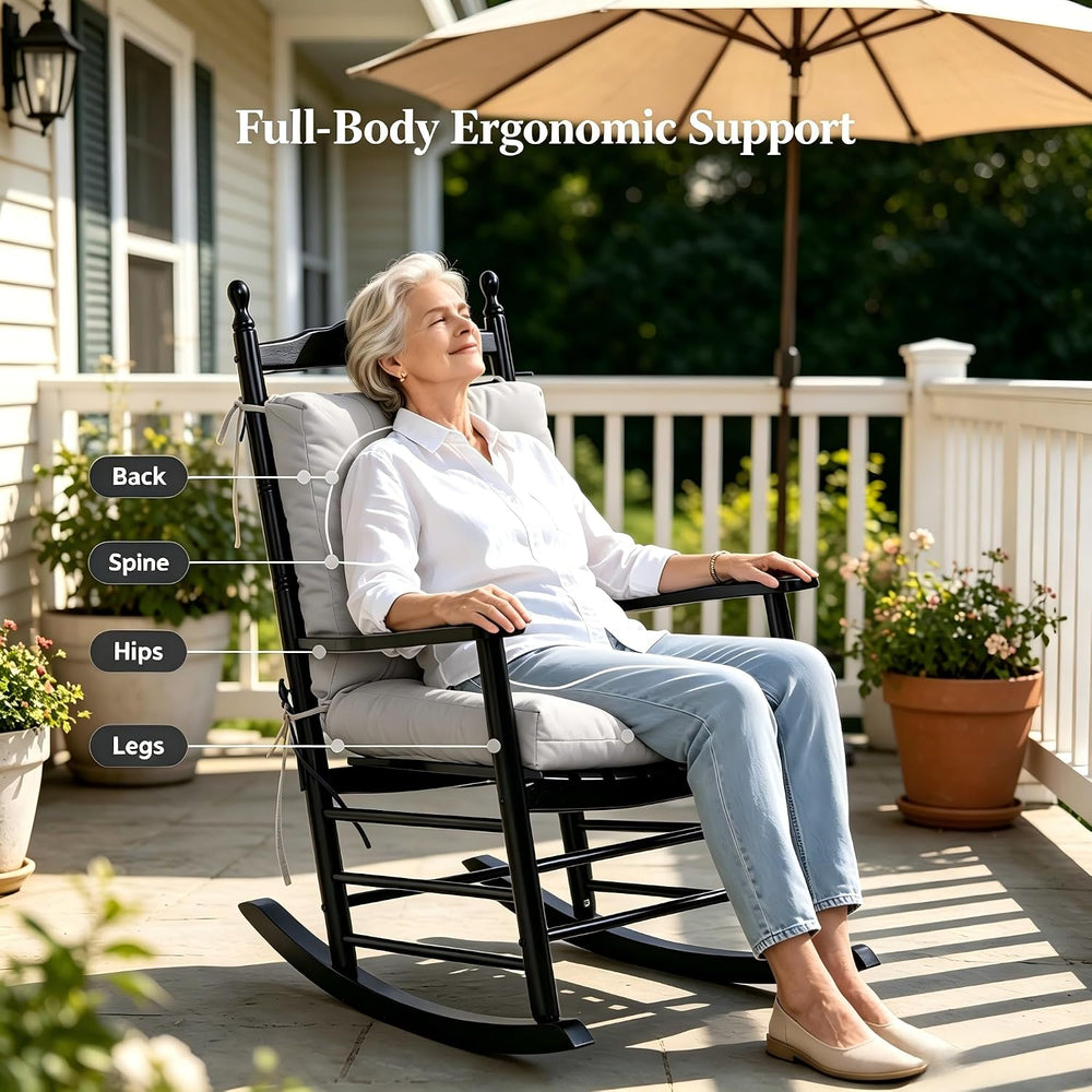 QILLOWAY Outdoor Chair Cushion for Patio Furniture, Waterproof Patio Cushions...