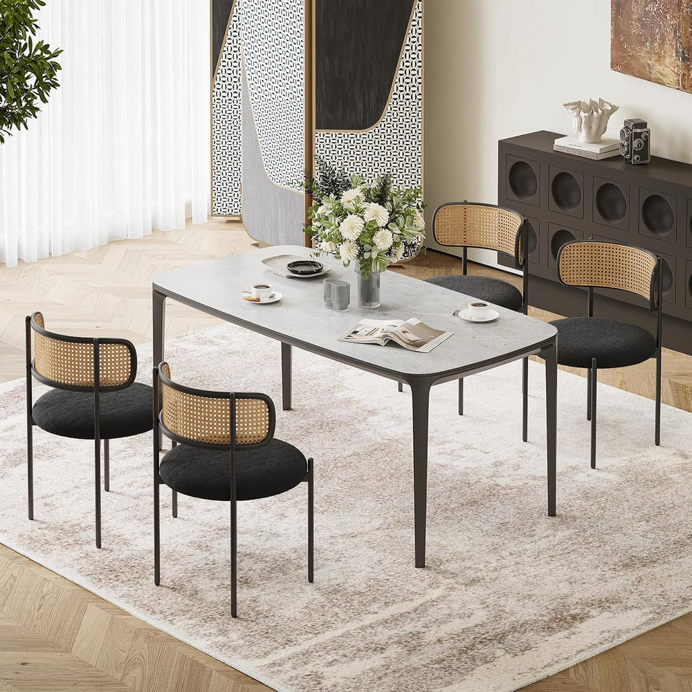 Farini Kitchen Chairs Set of 2, Mid-Century Modern Dining Chairs,Kitchen Dini...