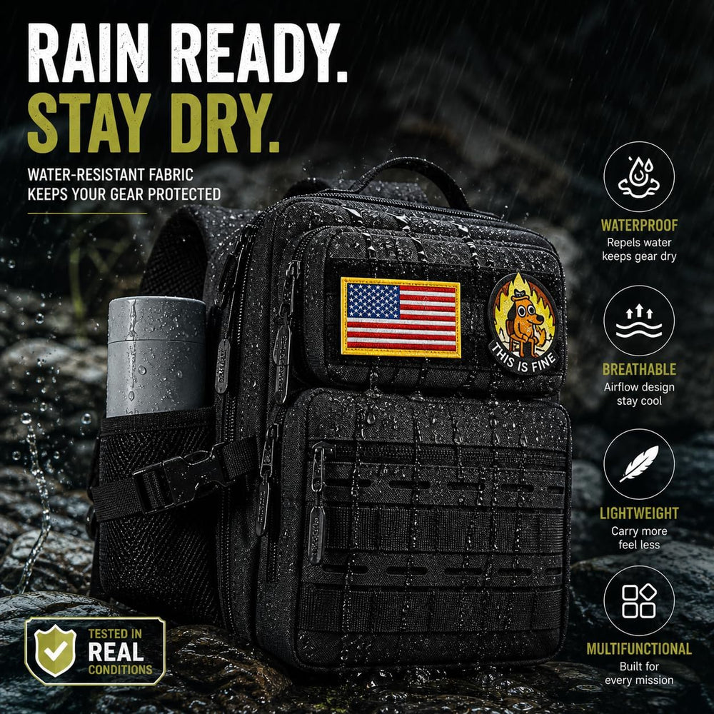 9L Mini Tactical Backpack Small Military Gym Bag for Men Women Molle Daypack ...