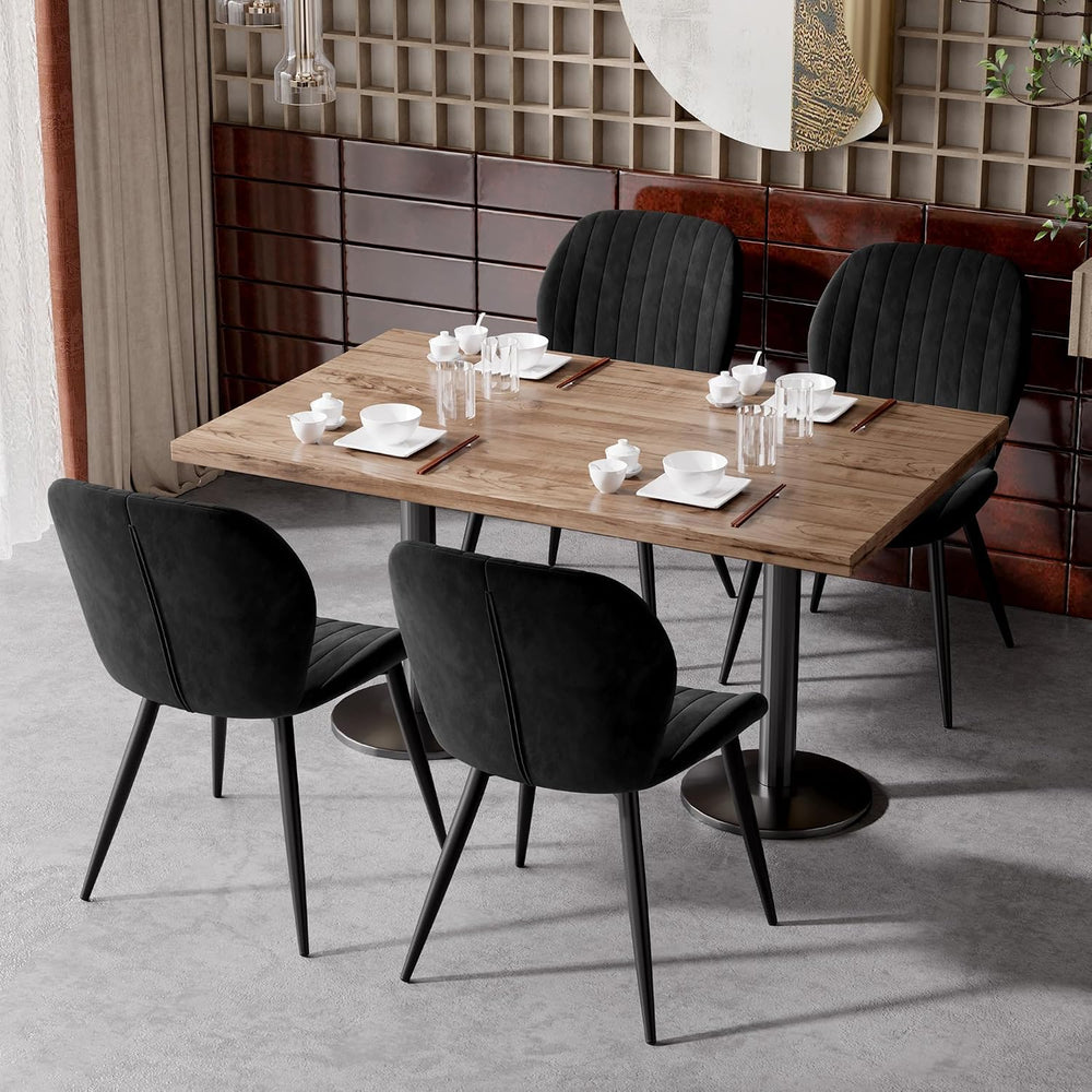 Modern Dining Room Chairs, Velvet Dining Chairs Set of 6