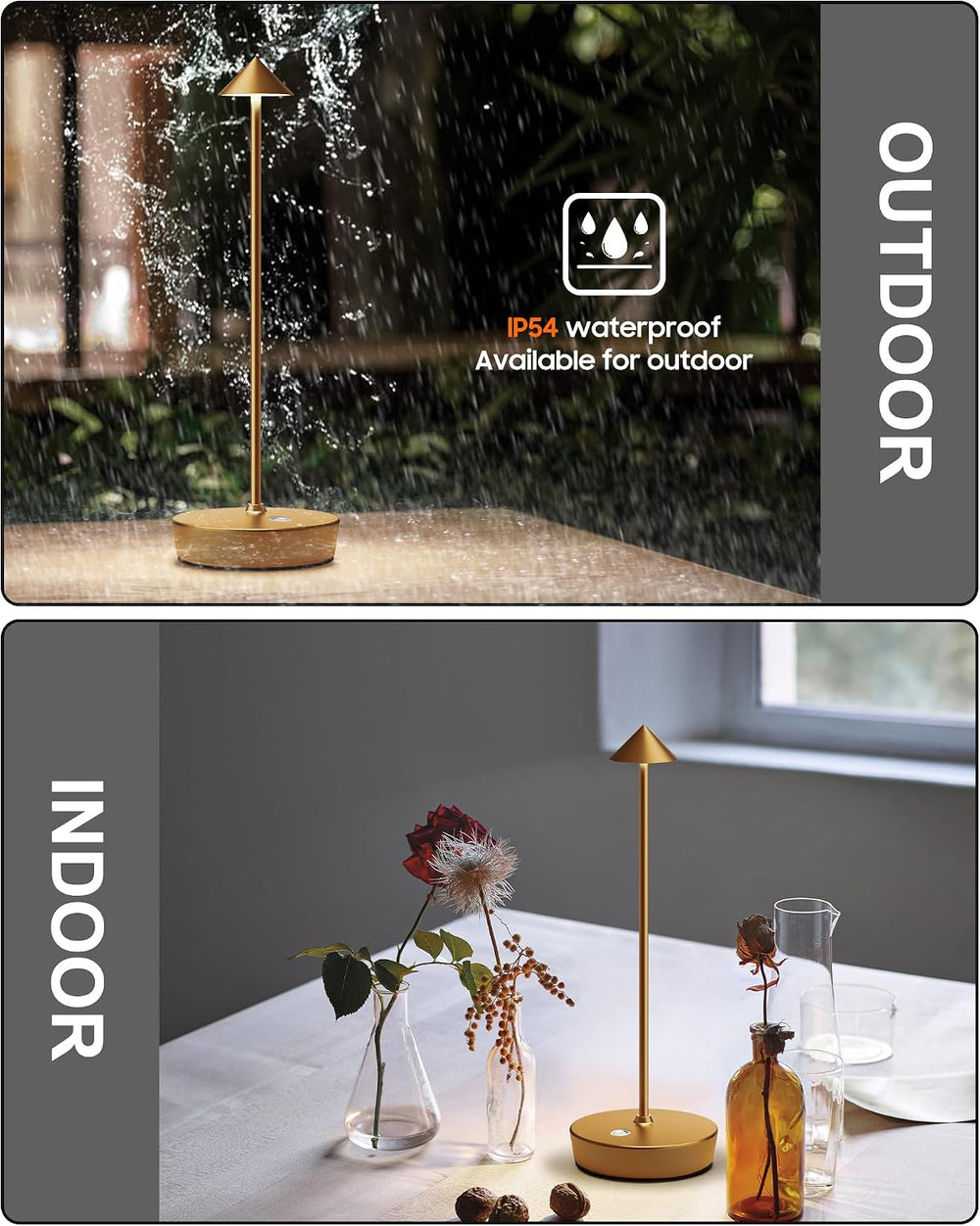 Cordless Table Lamp Rechargeable 6000mAh Battery Outdoor LED Light