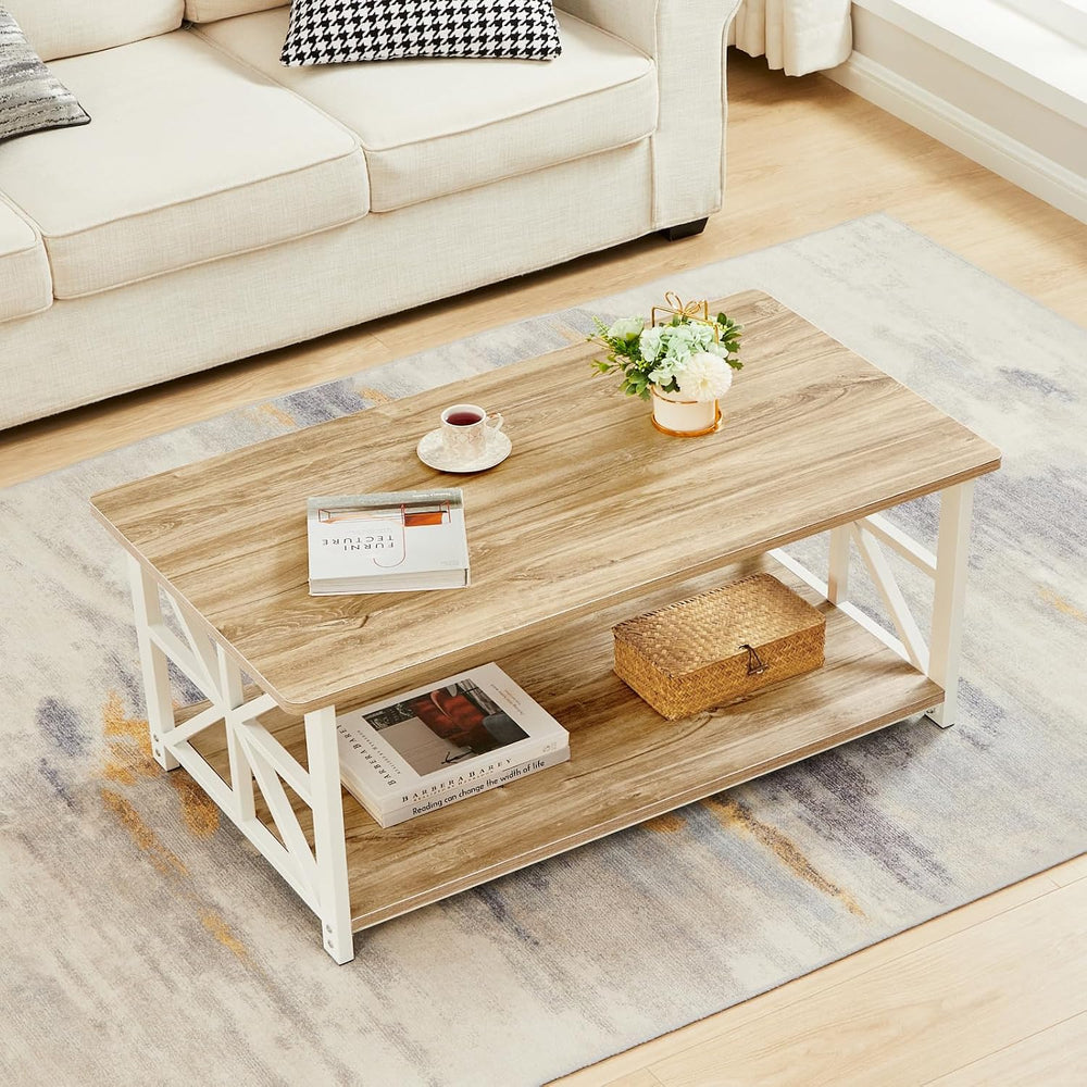 GreenForest 39 inch Coffee Table with Round Corner