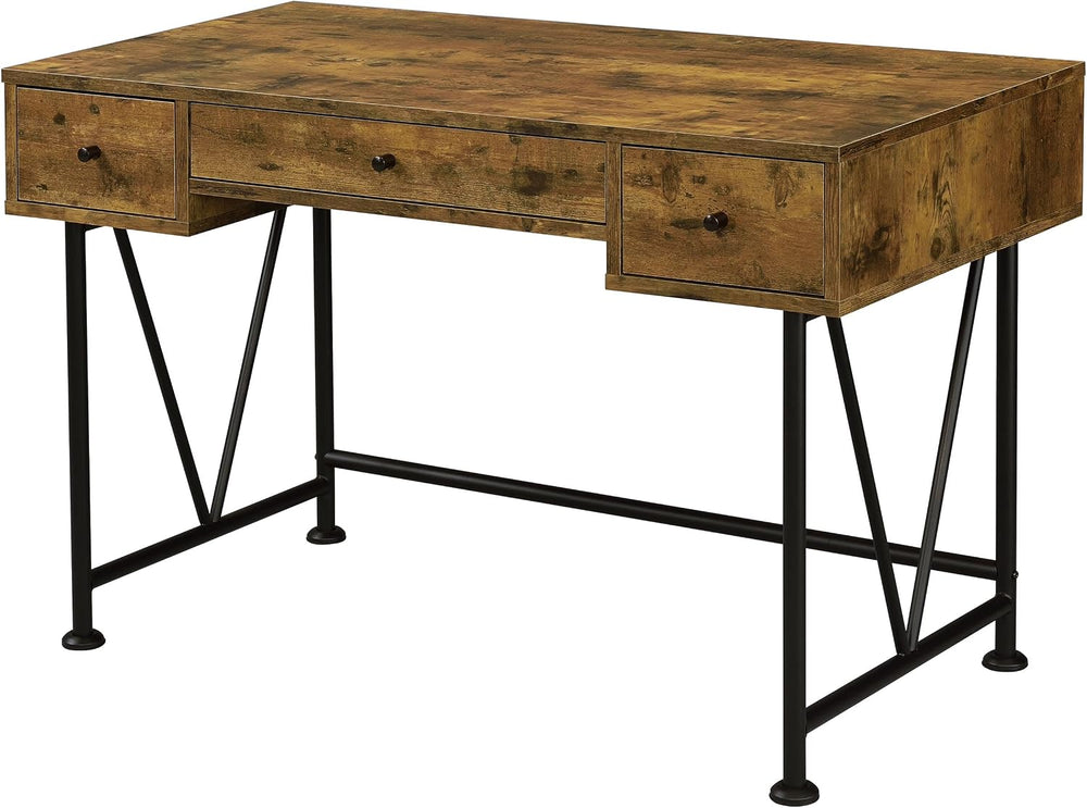 Coaster Home Furnishings Analiese Rustic 47-Inch 3-Drawer Home Office Compute...
