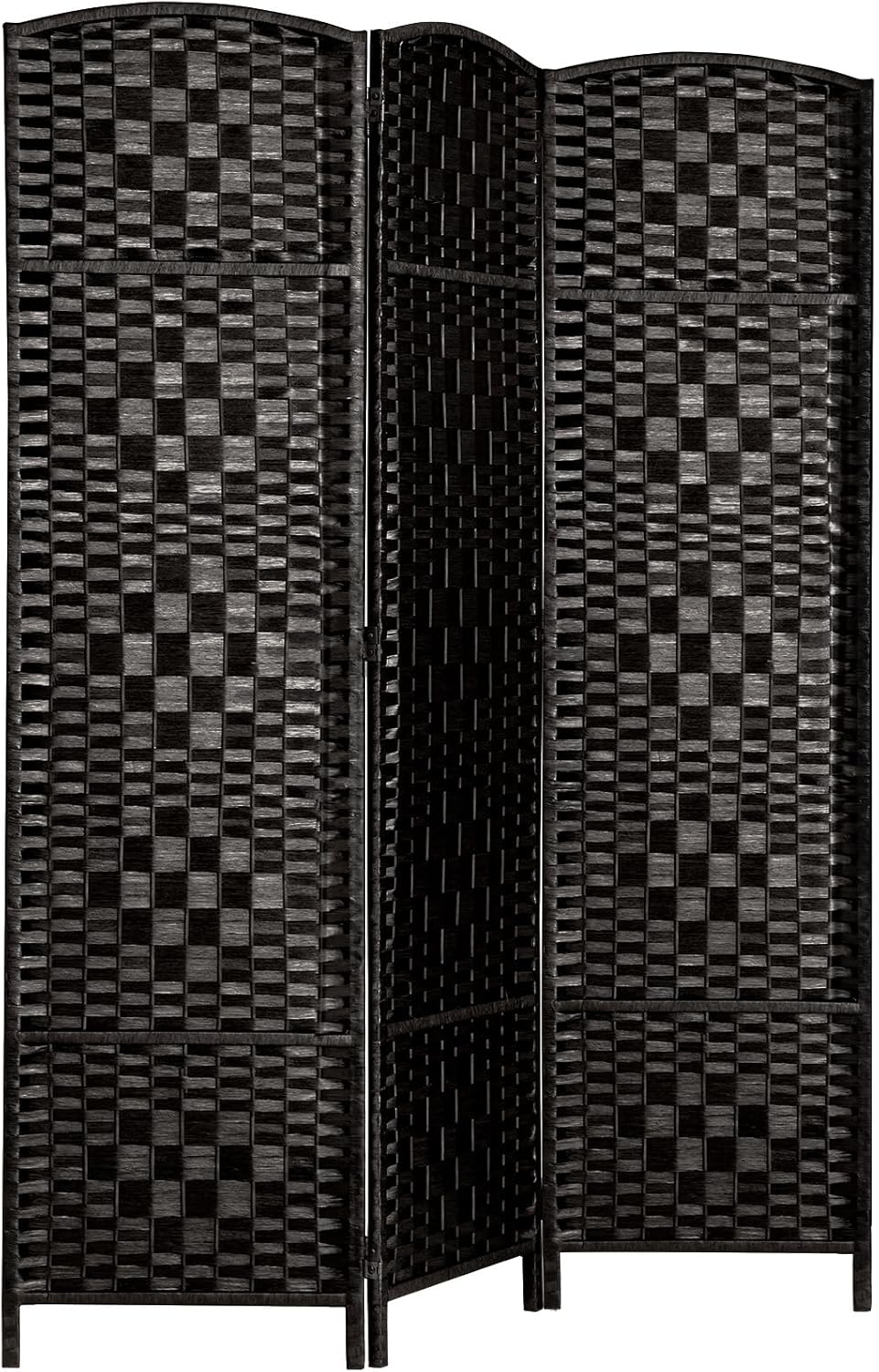 RHF Room Divider Panel,Partition Room Dividers,3Panel Privacy Screen,Black