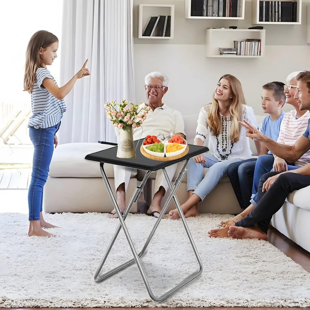 Garden 4 you Folding TV Tray Table,TV Dinner Table with Sturdy MDF Top,Eating...