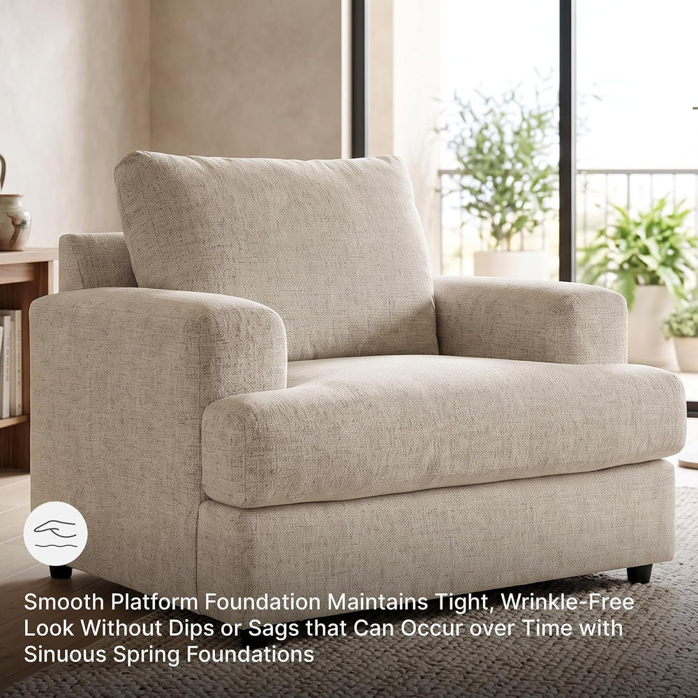 Signature Design by Ashley Soletren Oversized Chair and a Half, Stone