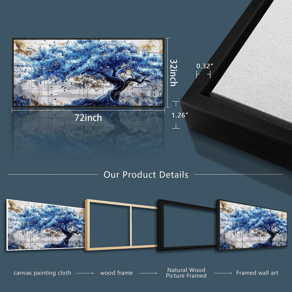 ERQINHUA Large Canvas Wall Decor For Living Room Wall Art For Bedroom Office ...