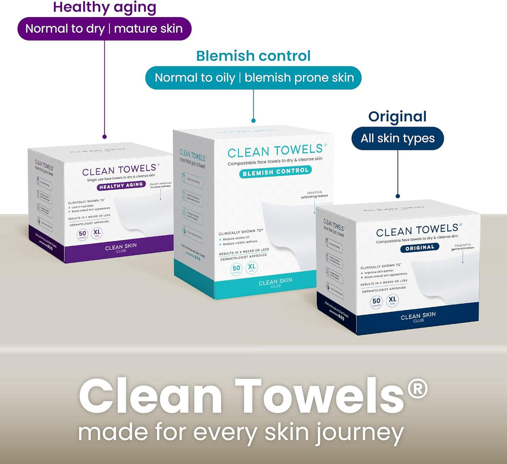 CLEAN SKIN CLUB Cement Box for 50 Disposable Clean Towels XL (Towels NOT Incl...