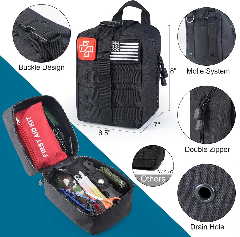 254 in 1 Survival Kit, First Aid Kit for Men