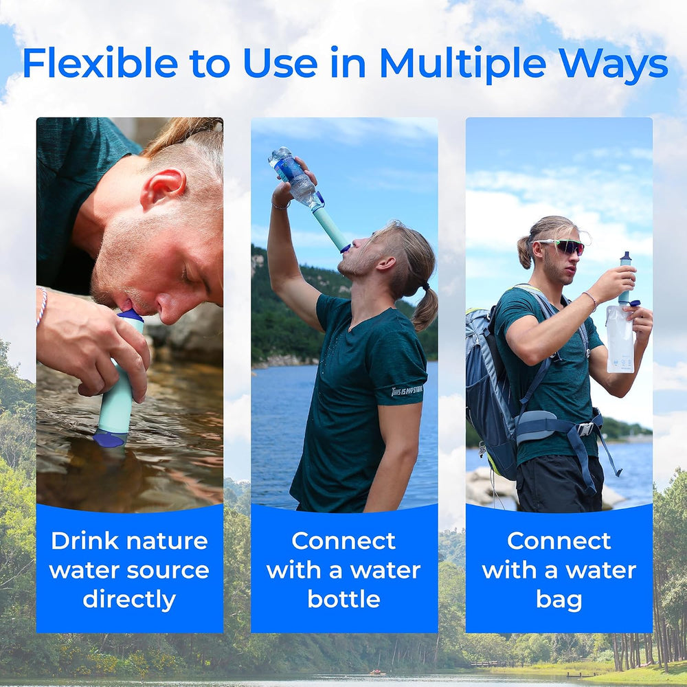 Waterdrop Portable Water Filter Straw, Camping Water Filter
