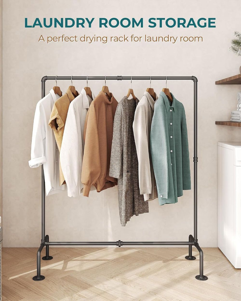 OROPY Clothing Rack, 2 Pack Heavy Duty Clothes Rack Freestanding
