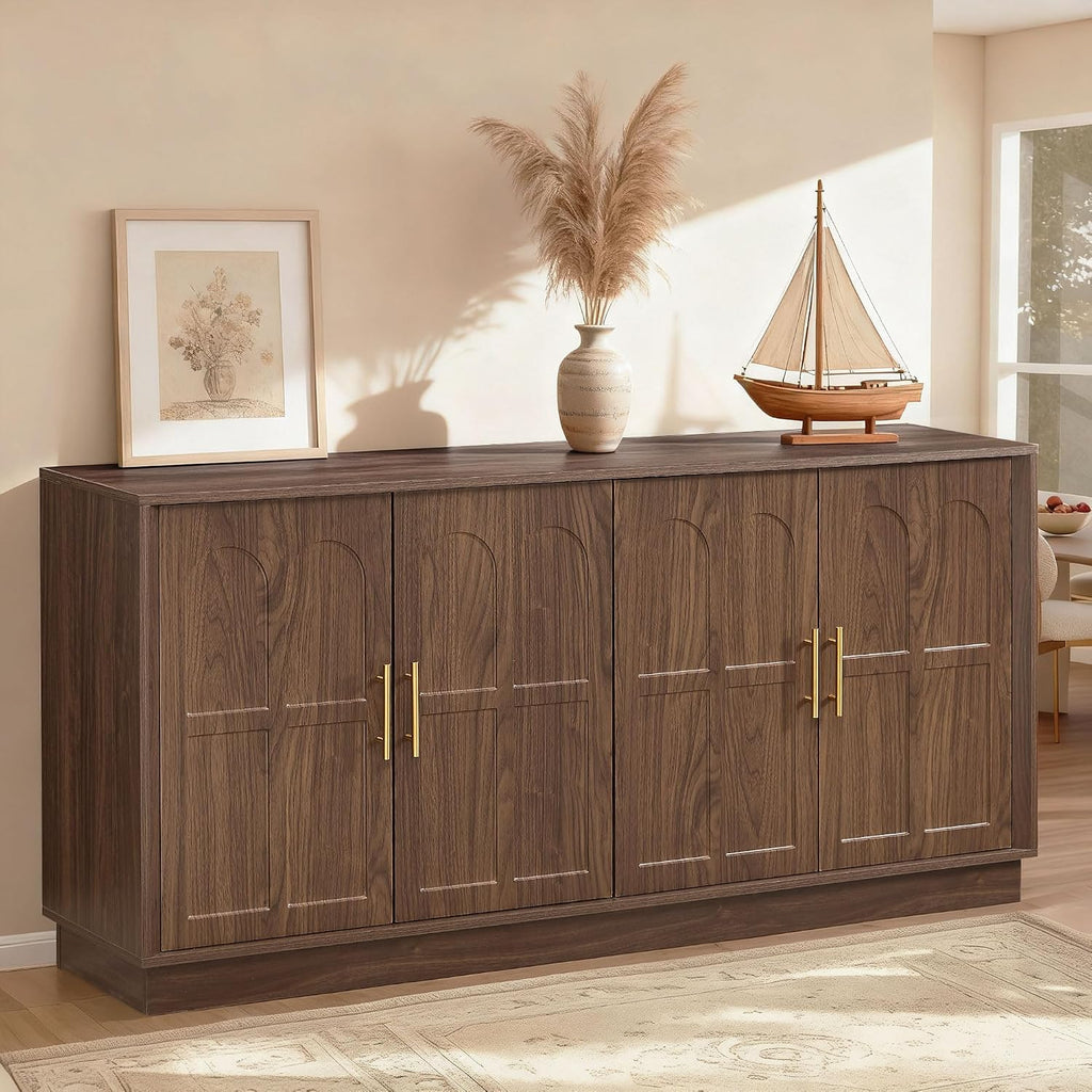 66.5" Sideboard Buffet Cabinet with Storage, Modern Credenza