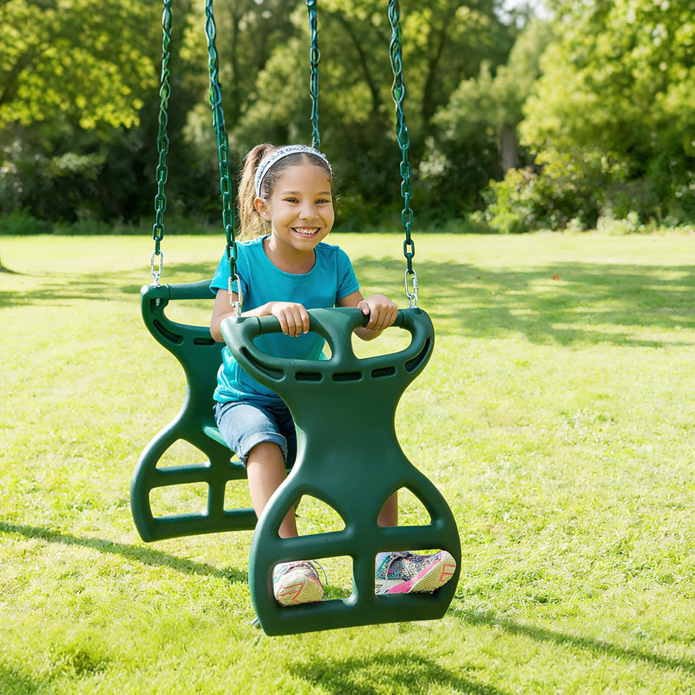 Betooll Glider Swing Brackets and Dual Glider Bundle - 2 Heavy Duty Swing Sea...