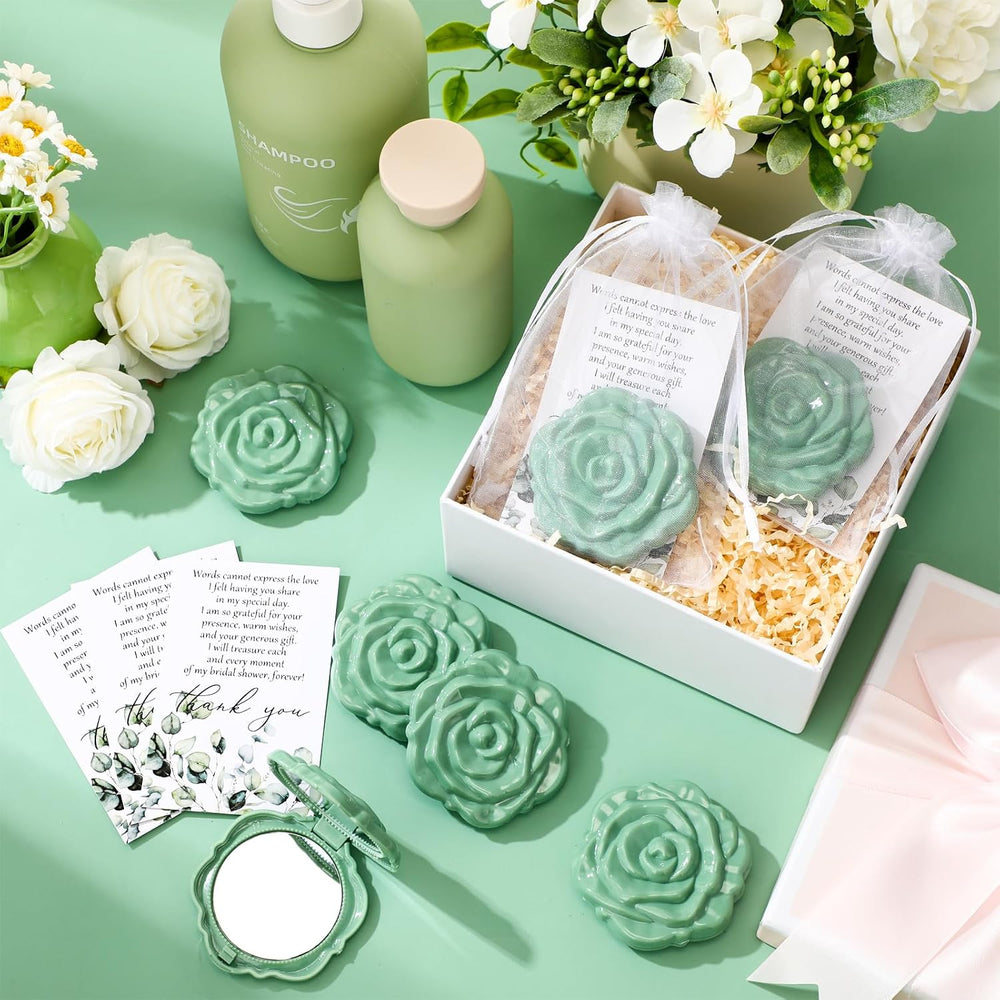 FoldTier 50 Sets Bridal Shower Party Favors for Guests, Green
