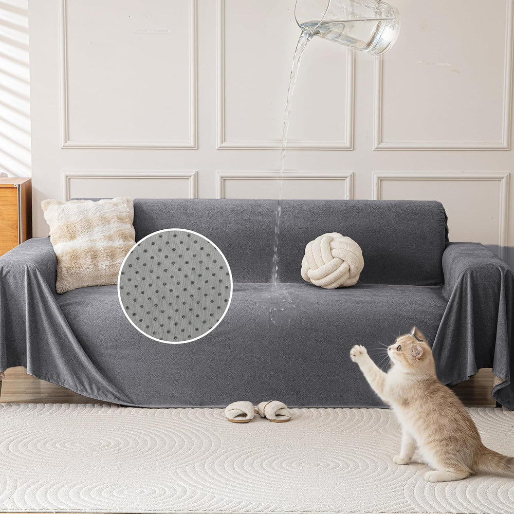 Waterproof Chair Couch Cover, Cat Scratch Single Sofa Covers