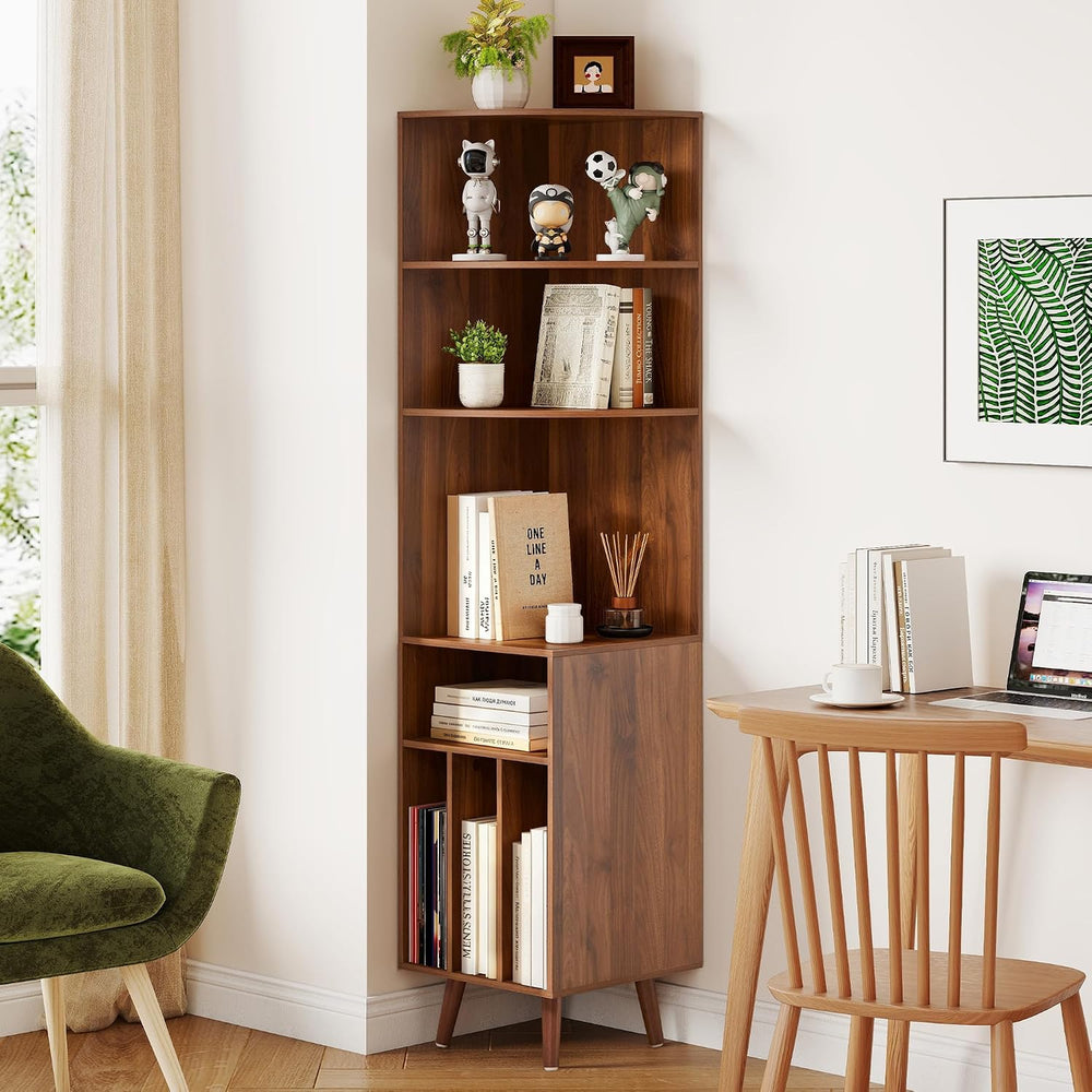 Corner Record Player Stand, 67'' Tall Turntable Stand Table