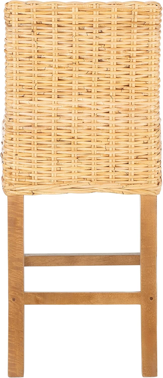 SAFAVIEH Tobie Wood Counter Bar Stool, 23.62" Seat BST6501A