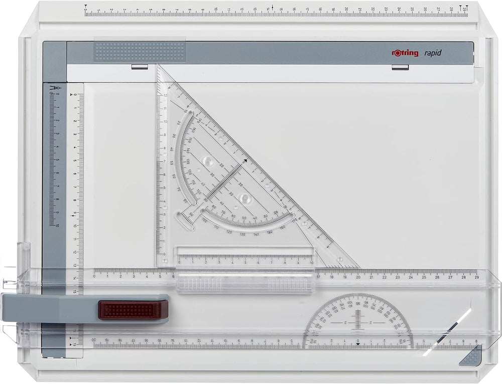 rOtring Rapid A4 Drawing Board | Technical Drafting Table with Guide Rails &a...