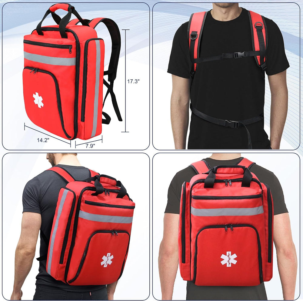 First Aid Bag Empty,EMS,EMT,Emergency Trauma Doctor Bag,First Aid Kit For Car...