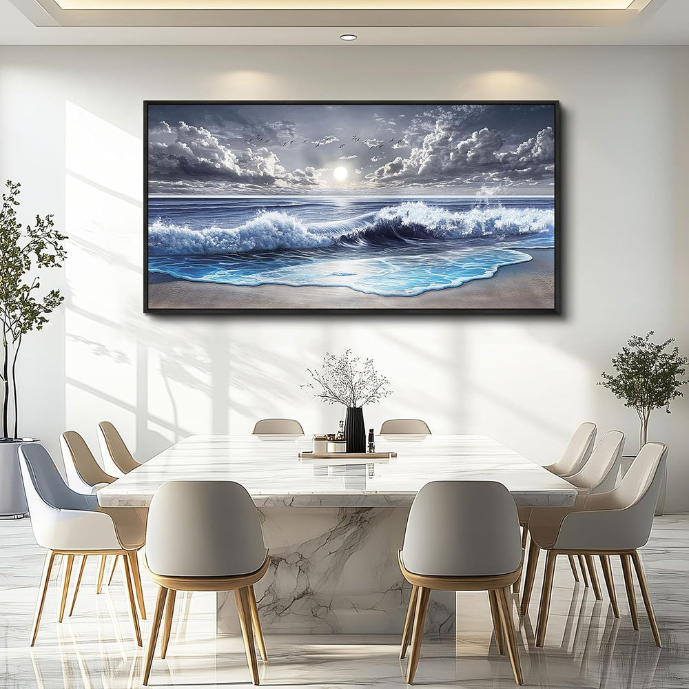 MHARTK66 Beach Large Canavs Wall Art-Wall Art For Living Room-Ocean Landscape...