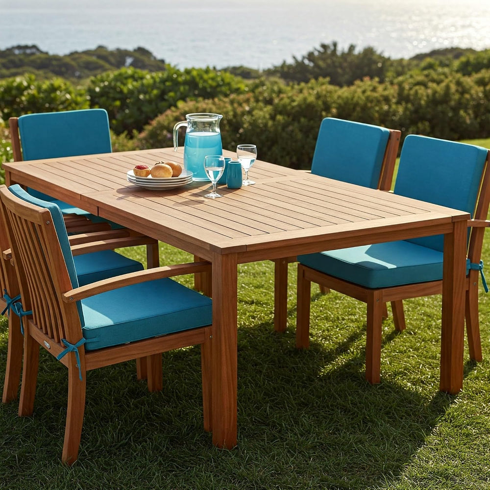 RSH DECOR Sunbrella Foam Chair Cushions Set of 2 | 20x17x2 |All-Weather Recta...