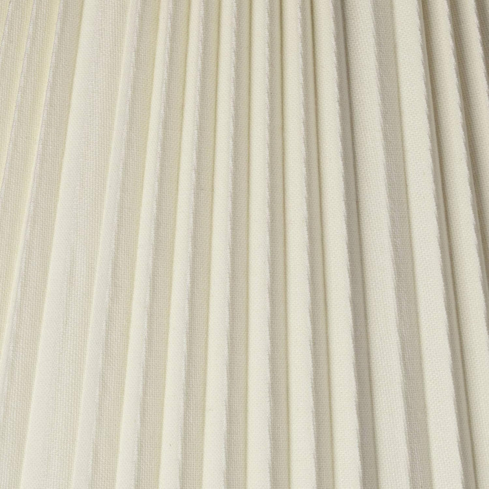 Large Eggshell White Pleated Lamp Shades 9x17x12.25 (Spider) Set of 2