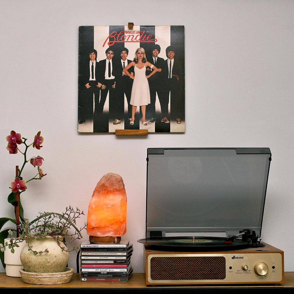 Vinyl Record Wall Mount – Pack of 6 Floating LP Album Display Holders | Pine ...