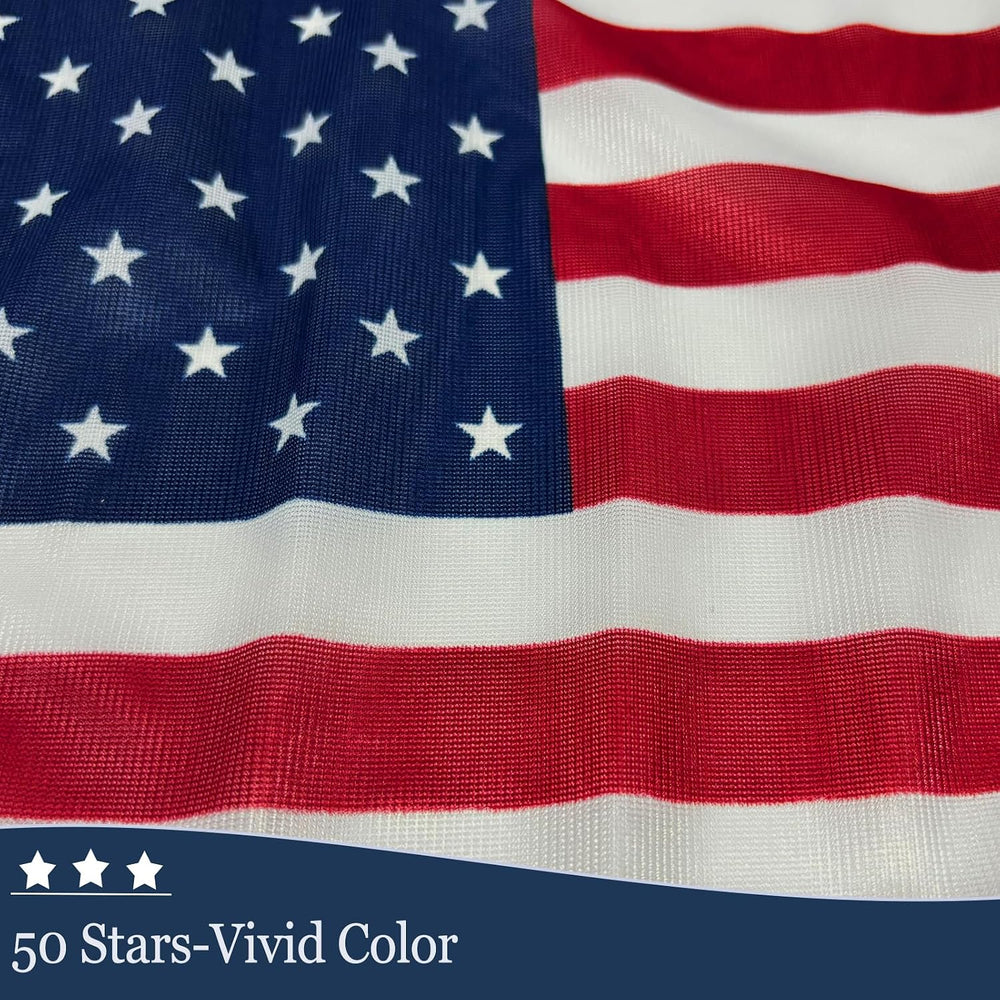 JRED 12 Pack Small American Flags on Stick, 12x18 Inch Handheld US Flags, wit...