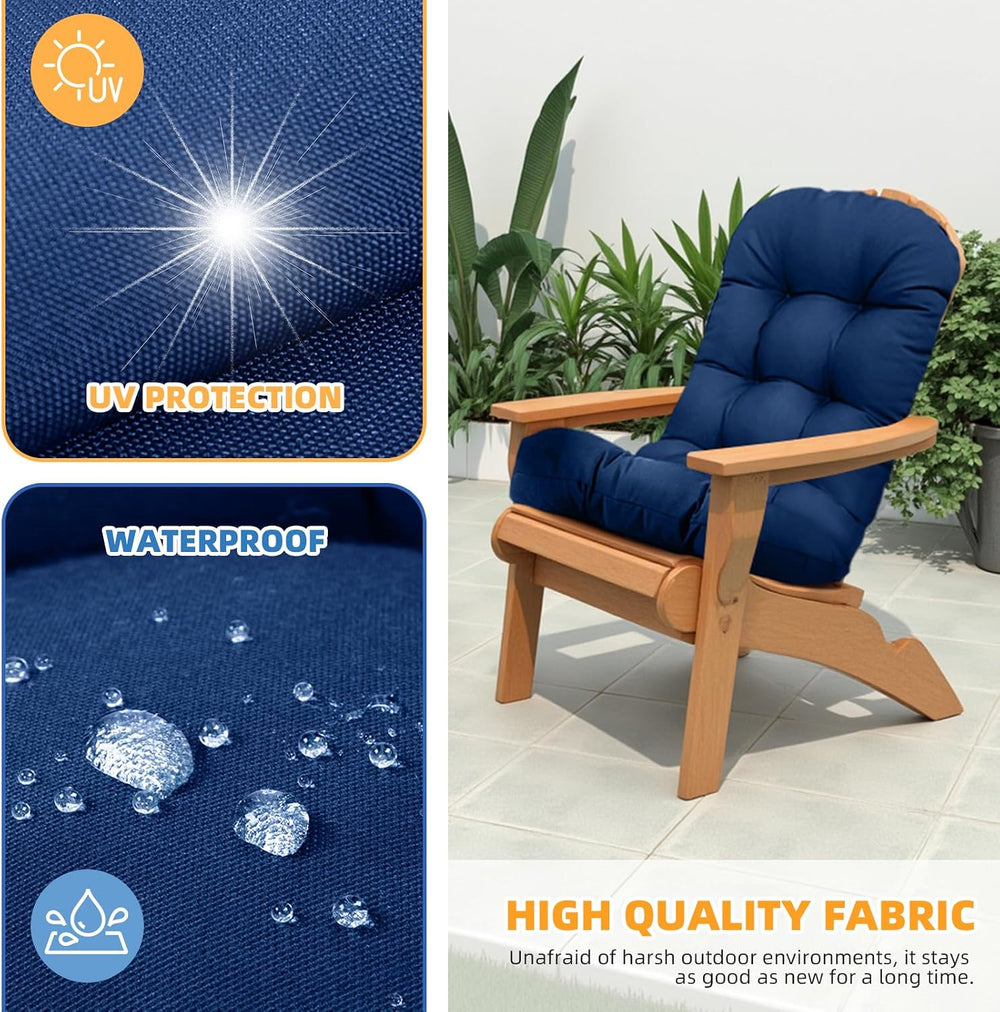 Rocking Chair Cushion Set of 2 Printing for Outdoor Indoor Furniture
