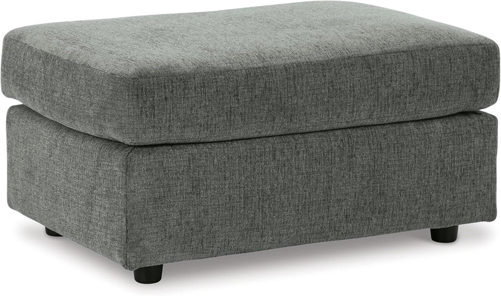 Signature Design by Ashley Stairatt Gray Rectangular Upholstered Ottoman
